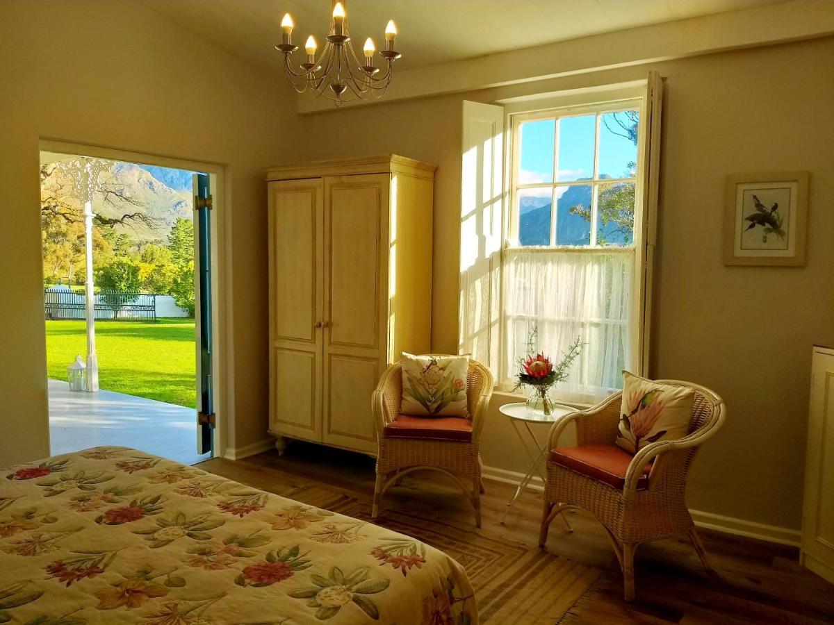 L'Auberge Chanteclair Franschhoek Bagian luar foto