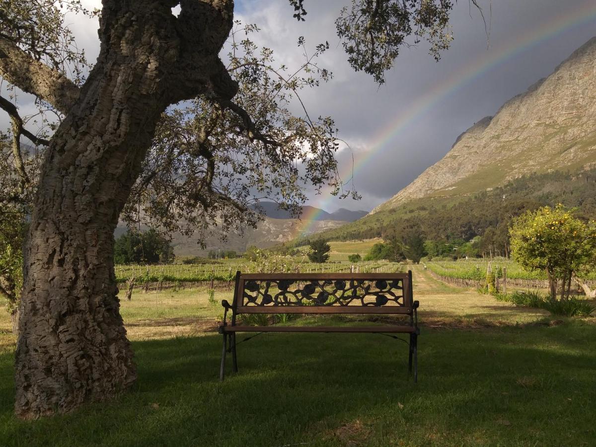 L'Auberge Chanteclair Franschhoek Bagian luar foto