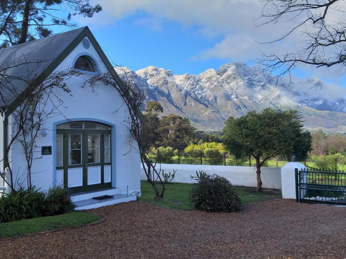 L'Auberge Chanteclair Franschhoek Bagian luar foto