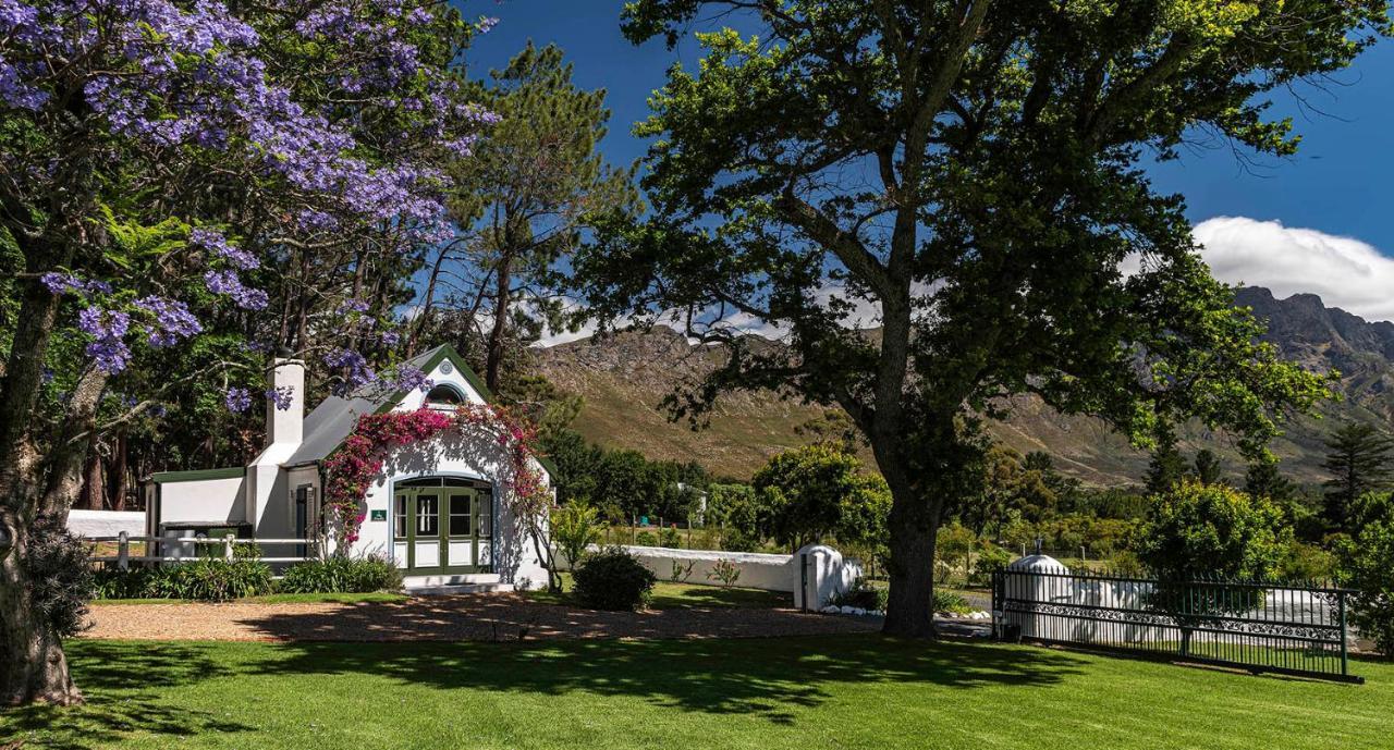 L'Auberge Chanteclair Franschhoek Bagian luar foto